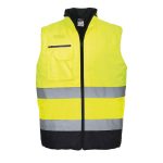 Gilet imbottito bicolore Hi-Vis